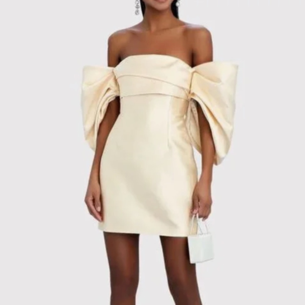 Solace London Elina Satin Mini Dress